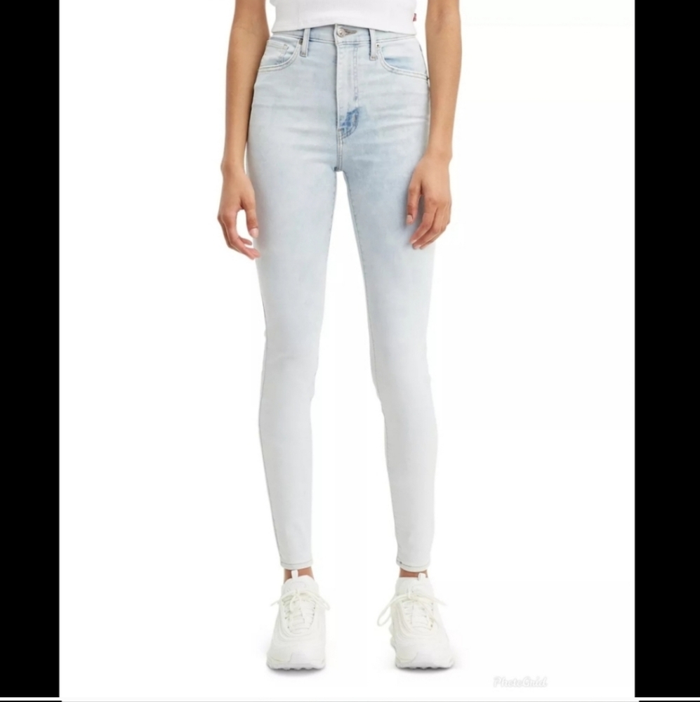 Levi's Ultra High-rise Super Skinny Jeans Bleached 25 x 30
